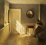 A Girl Reading In An Interior