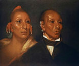 Blackhawk and his son Whirling Thunder