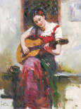 A Girl with Guitar