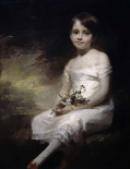 Young Girl With Flowers