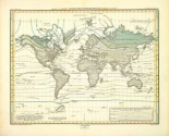 Alexander von Humboldts System Der Isotherm-Kurven, 1849