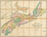 Mackinlays map of the Province of Nova Scotia, including the island of Cape Breton, 1862