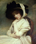 Lady Hamilton in a Straw Hat