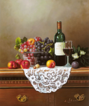 Still Life with a Bottle of Red Wine