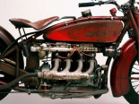 Detail of 4 cylinder Indian Ace 1929