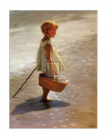 Young Girl on a Beach