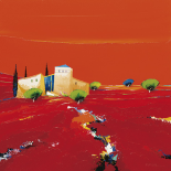 Terre des ocres rouges