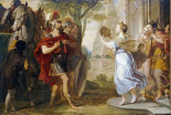 Jephthah Greeted By His Daughter