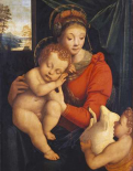 The Madonna With The Sleeping Child and The Infant Baptist