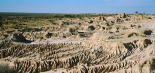 Quartz sand dunes at The Walls of China, Mungo National Park in the Willandra Lakes, New South Wales