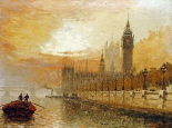 View of Westminster From The Thames