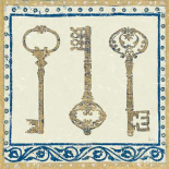 Regal Keys Indigo and Cream