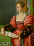 Portrait of a Woman with a Book of Music