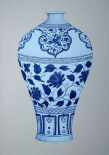 Ming, Passion Flower Vase