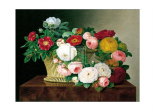 Still Life with Roses in a Basket