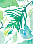 Green Water Leaves I