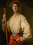 Portrait of a Halberdier - Francesco Guardi?