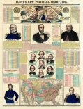 The National Political Chart, Civil War, 1861