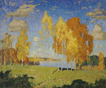 Landscape With Birch Trees