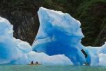 Sea kayaking with icebergs, Tracy Arm, Alaska