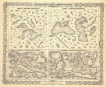 Comparative Size of Lakes and Islands, 1856